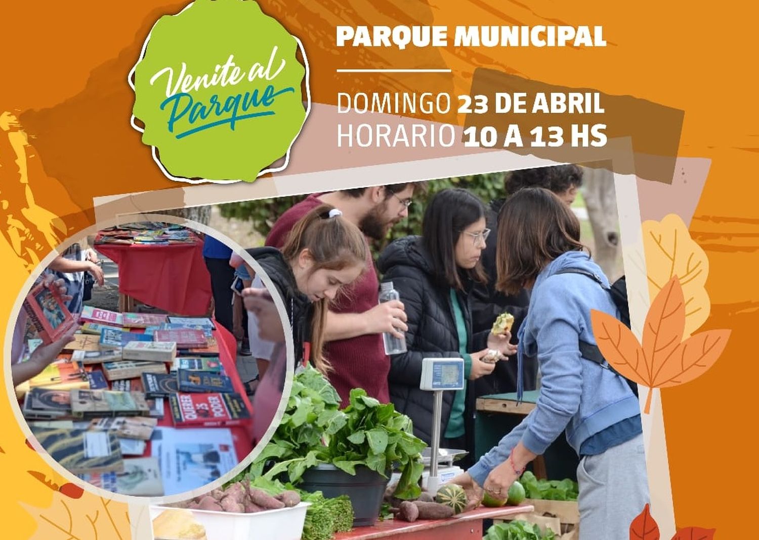 “Venite al Parque” con una edición especial por el Día Internacional del Libro