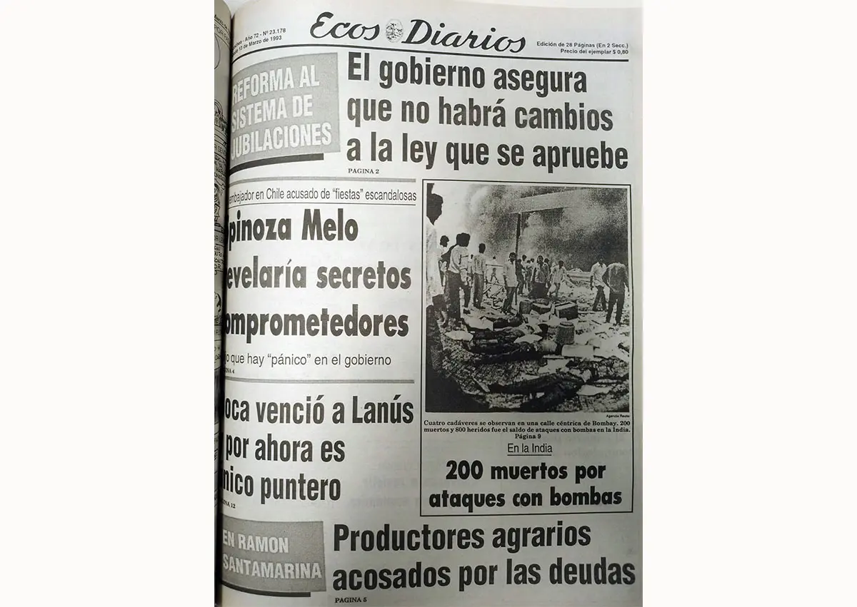Sábado 13 de marzo de 1993