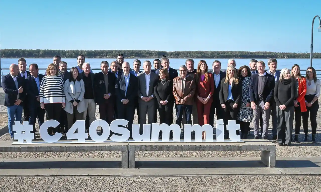 Rodríguez Larreta se reunió con Raúl Casali y otros 34 intendentes de cara a la Cumbre Mundial de Alcaldes de C40