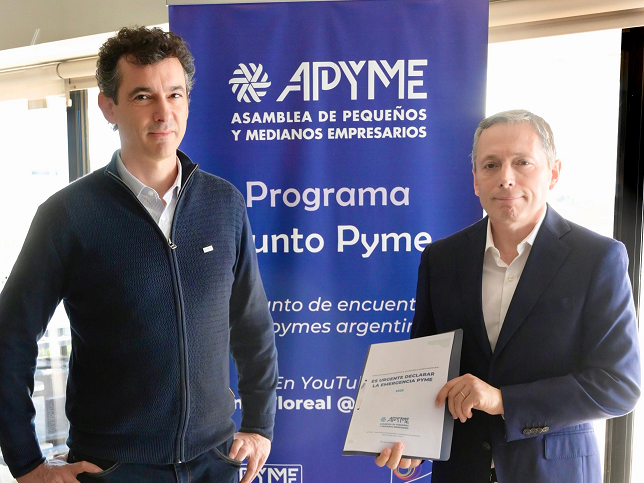 Esteban Echeverría: Gray mantuvo un encuentro con el titular de APYME