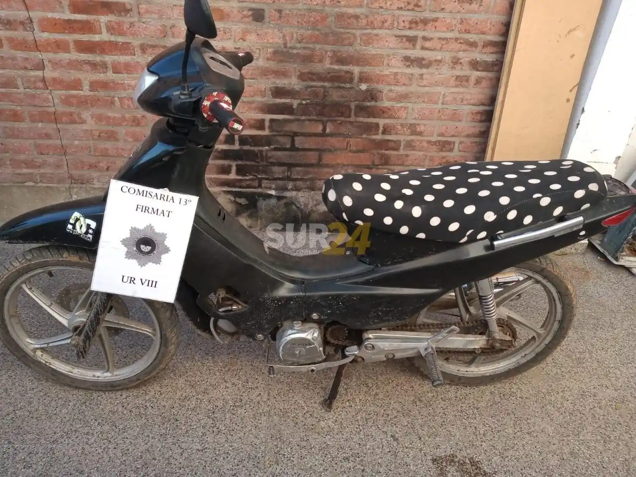 Recuperaron en Firmat moto robada en Venado Tuerto