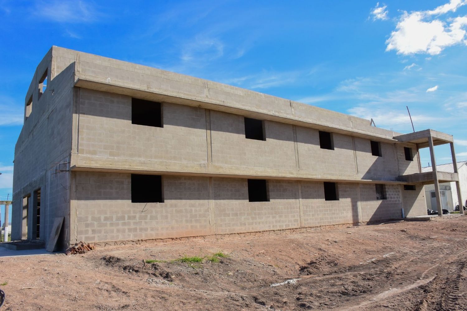 Destacan el avance en las obras de ampliación de la Unidad Penal Nº 9
