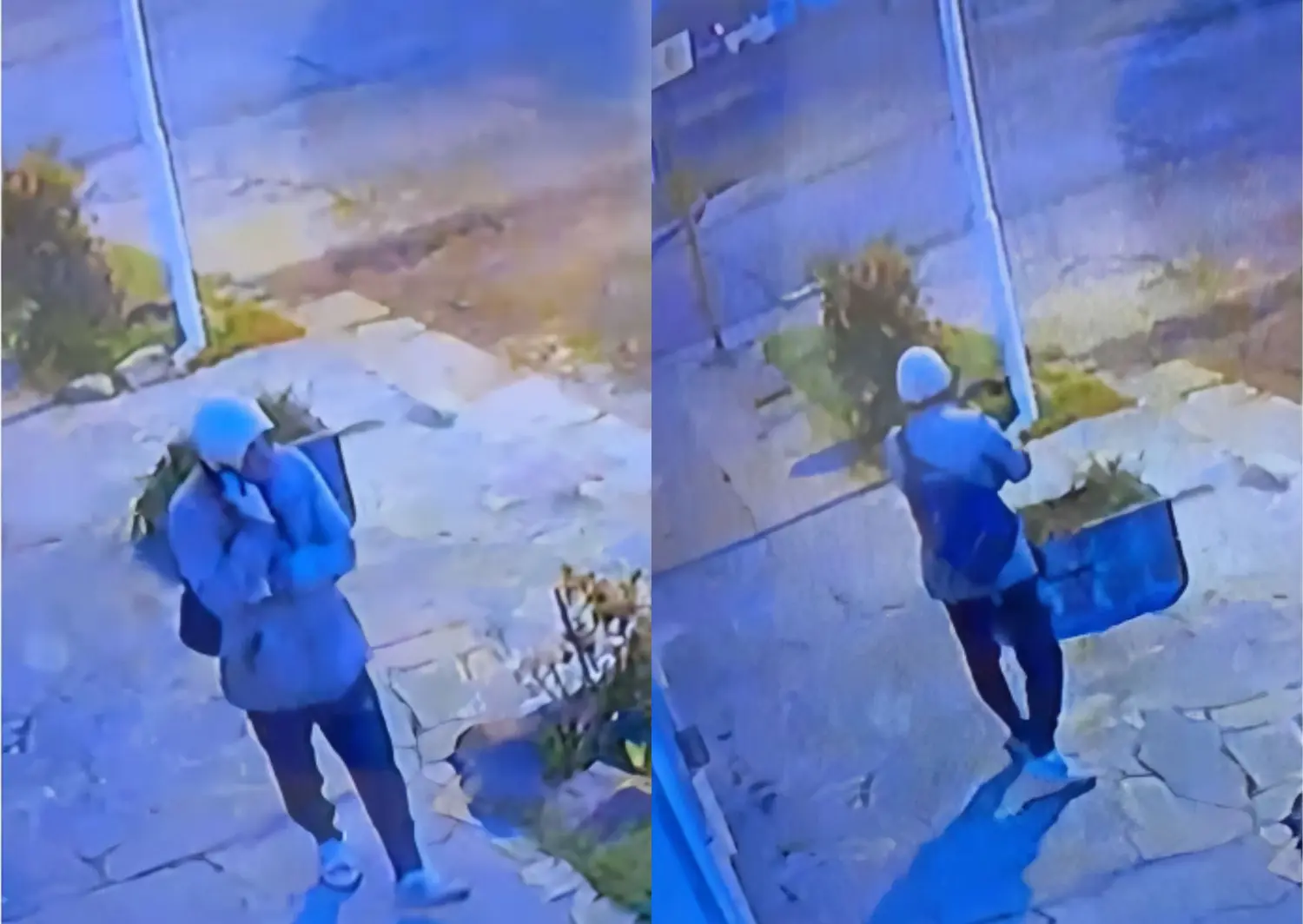 El sujeto fue identificado por las cámaras de seguridad de la zona donde cometió el robo.