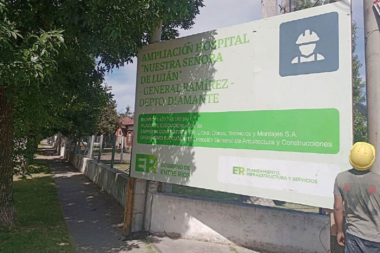 Se iniciaron las obras de ampliación del hospital Nuestra Señora de Luján