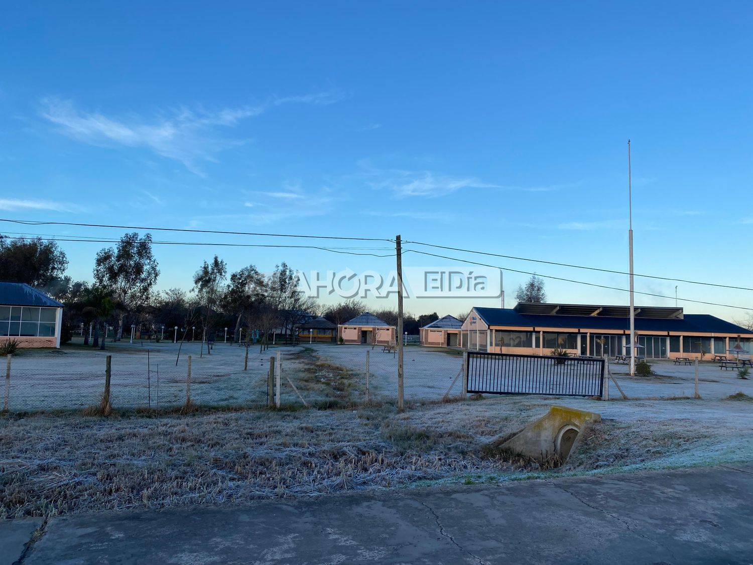Gualeguaychú bajo cero: comenzó una semana congelada en la ciudad