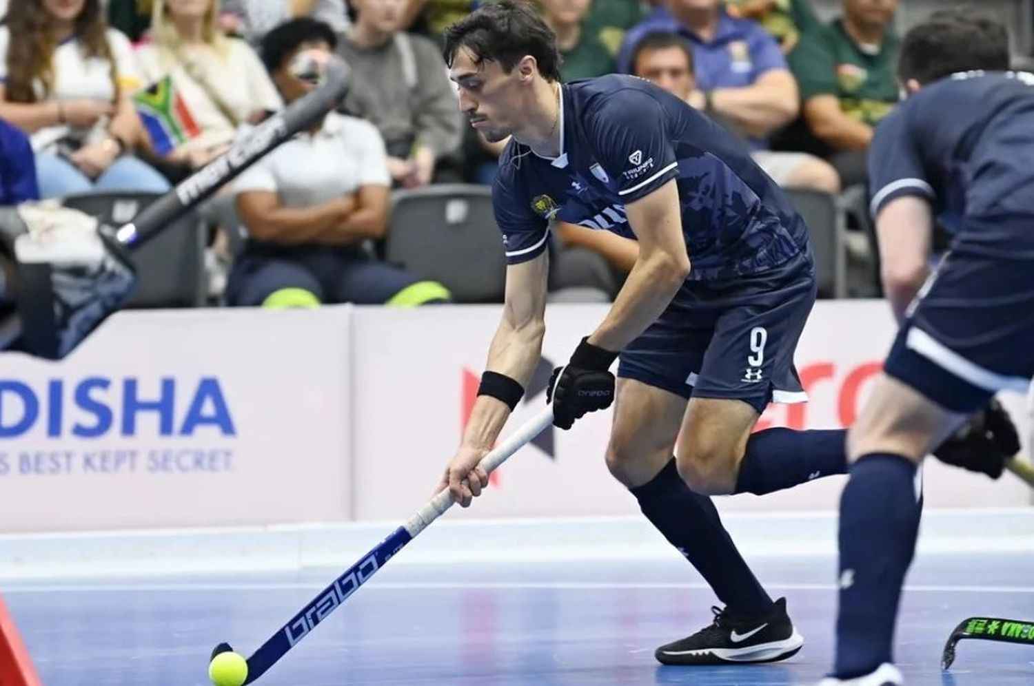 Mundial de hockey indoor: Argentina cayó ante Sudáfrica en el cierre de la fase de grupos