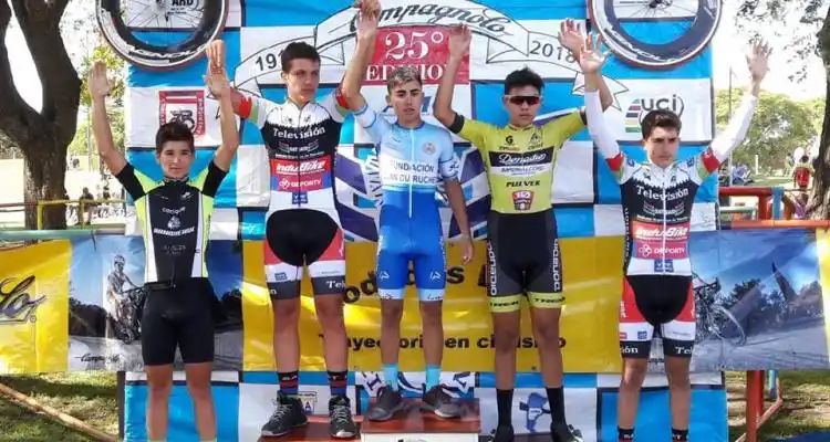 Francisco Chipolini, quinto en el Gran Premio Campagnolo