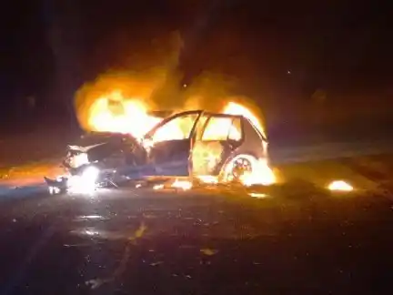 Otra vez Victoria: dos muertos en choque frontal