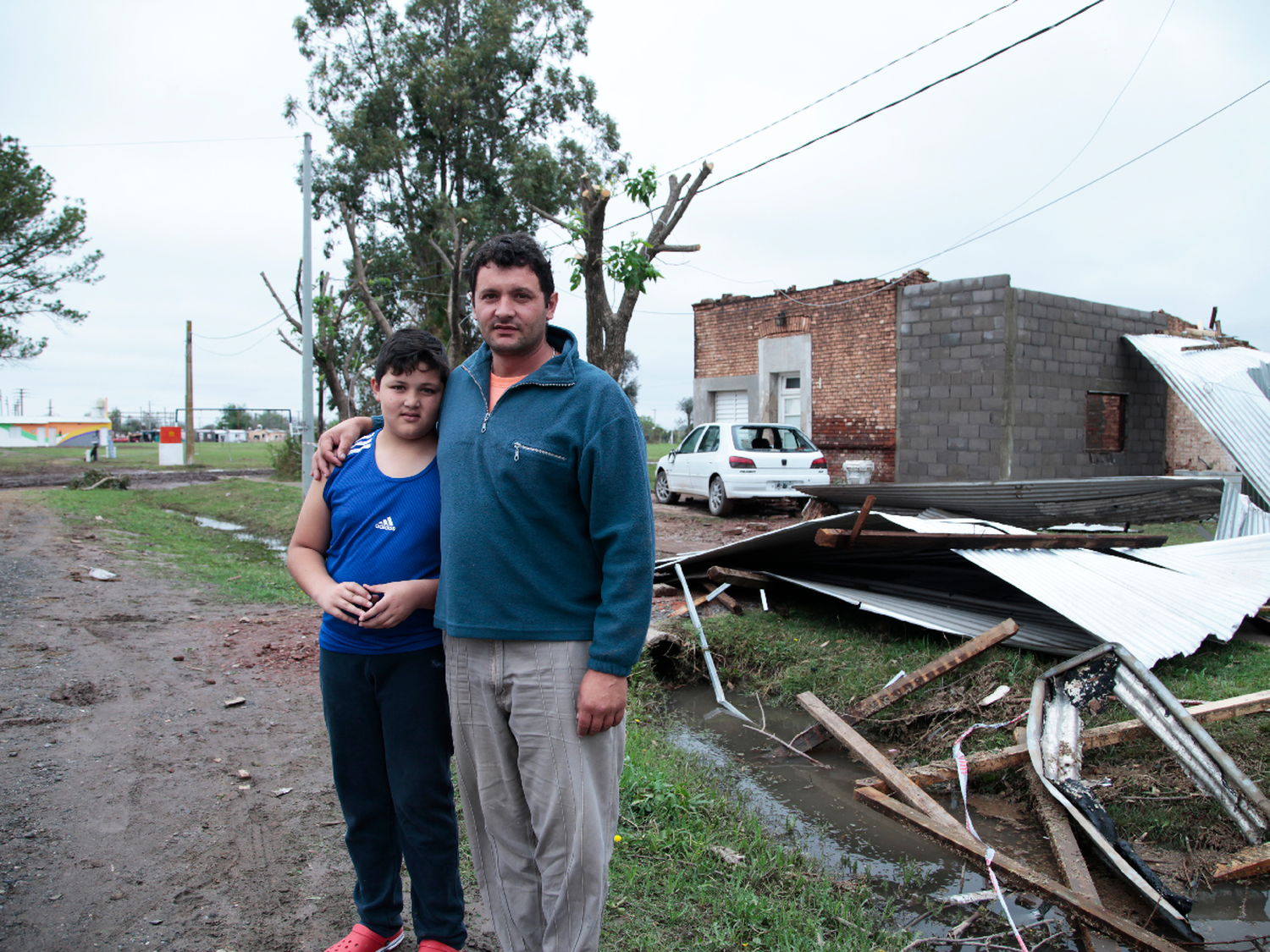 El día después del feroz temporal en Devoto 