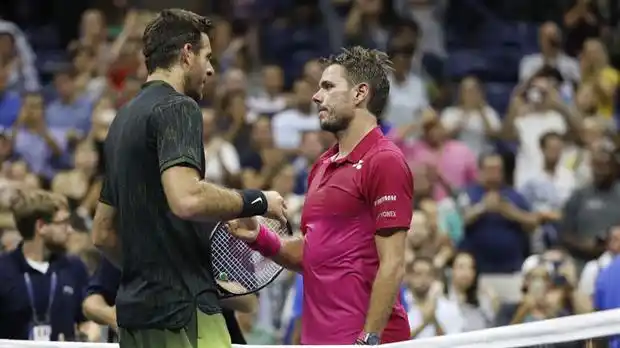 Así le quedaron los pies a Del Porto después del choque con Wawrinka