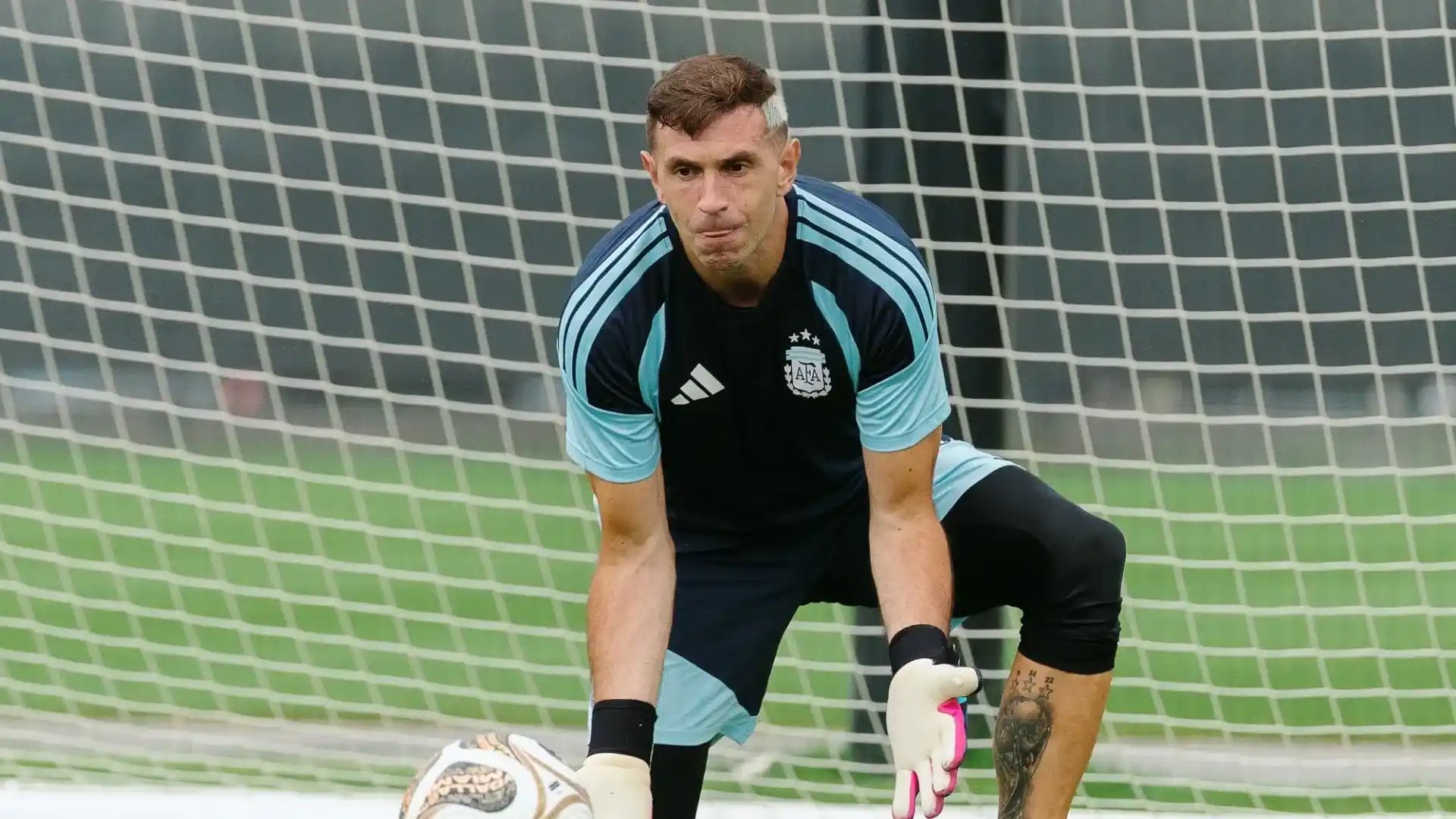 Emiliano "Dibu" Martínez, el arquero del seleccionado nacional.