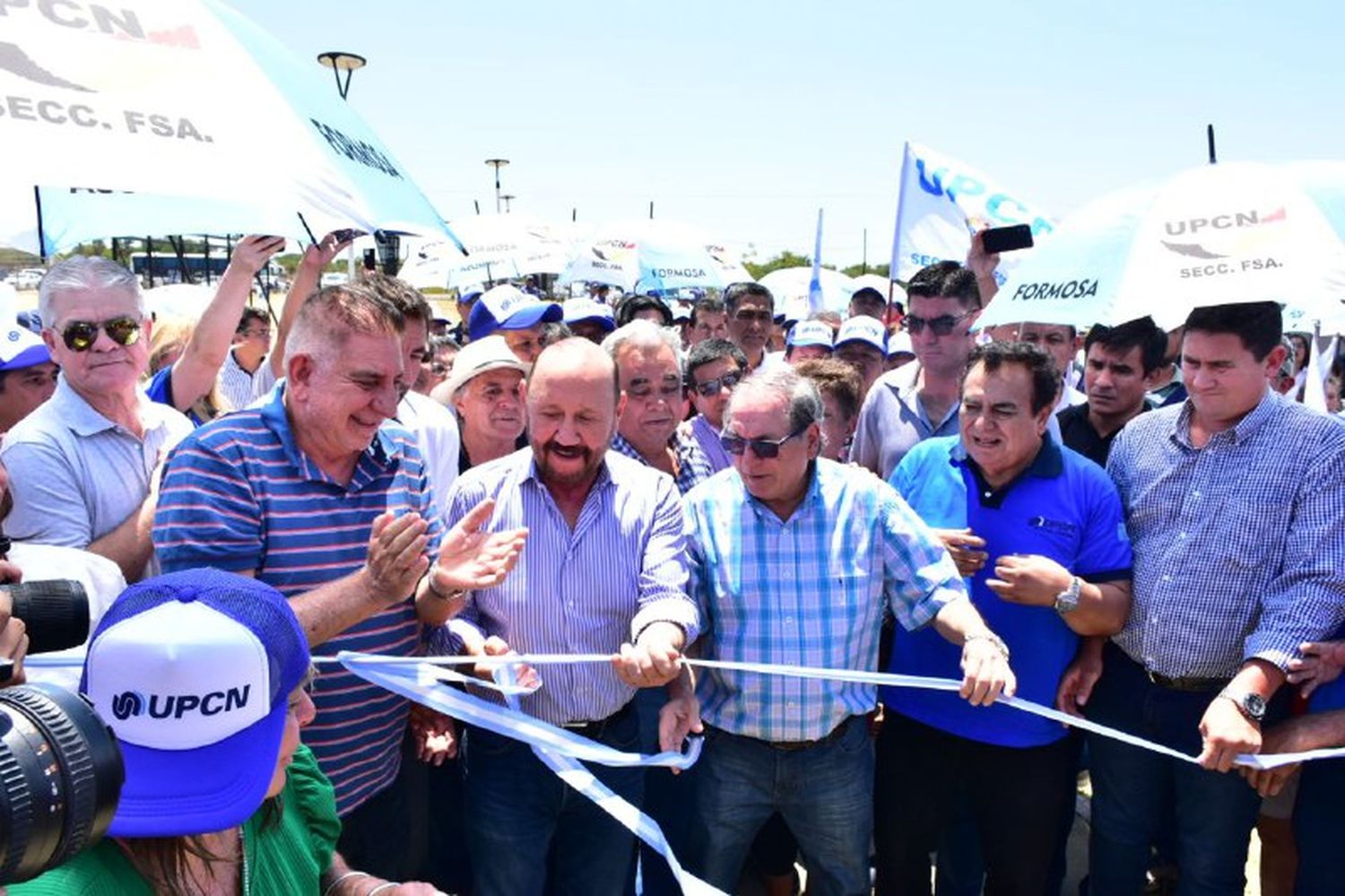 Insfrán presidió la inauguración del camping de UPCN