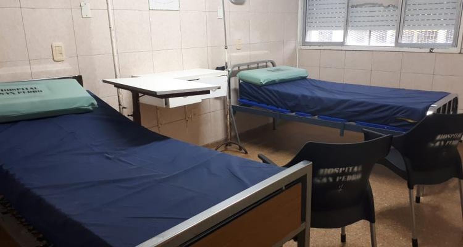 Equiparon con nuevos colchones y muebles las habitaciones del Hospital