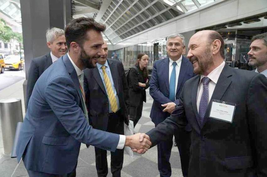 El gobernador Insfrán finalizó la misión 
con visitas a la Américas Society y a la ONU