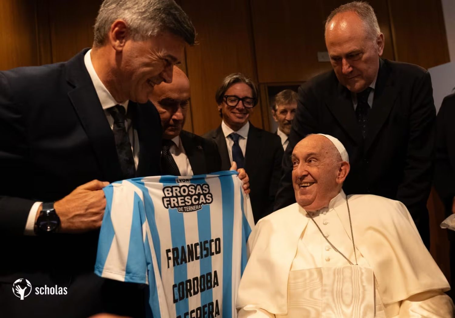 Daniel Passerini y el papa Francisco