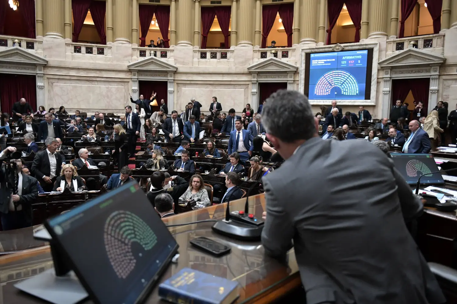 Los libertarios devolvieron a comisión el proyecto de endeudamiento familiar.