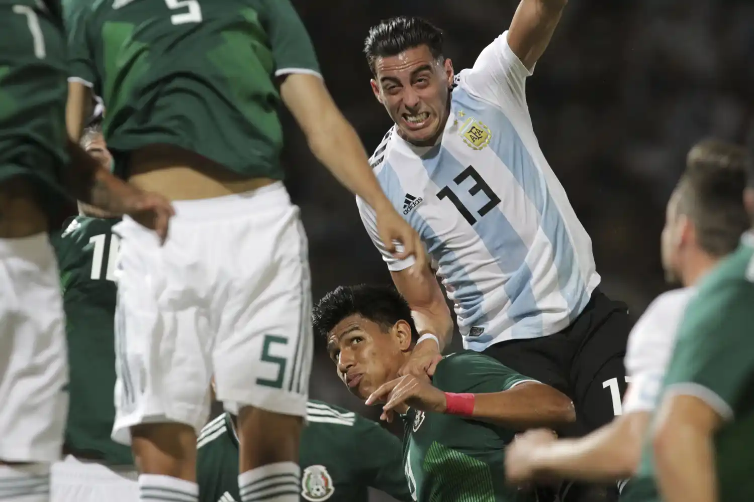 Argentina se llevó el primer duelo amistoso con México