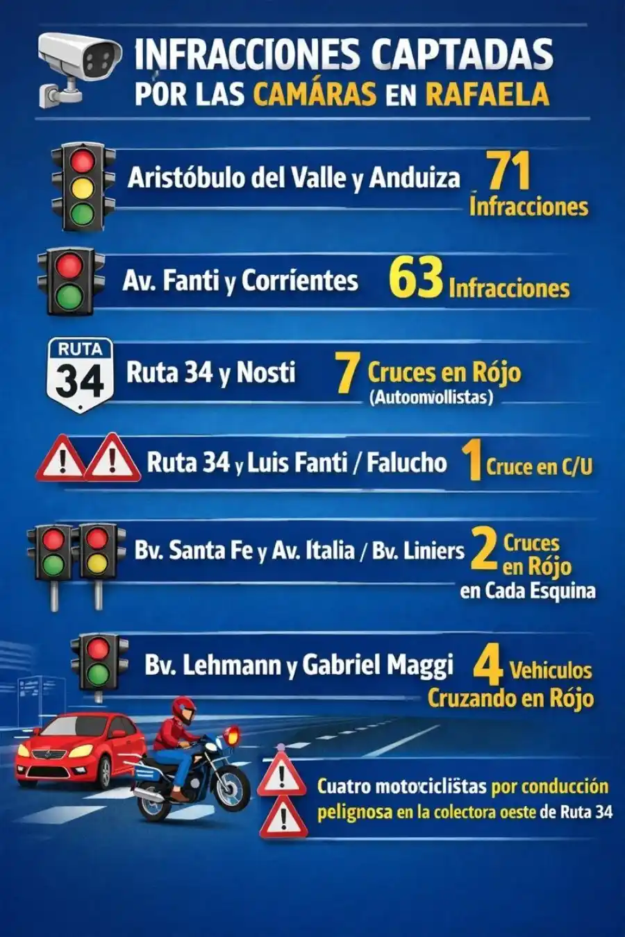 Rige el sistema para detectar infracciones de tránsito desde el CEMU, ¿me puede llegar una multa?