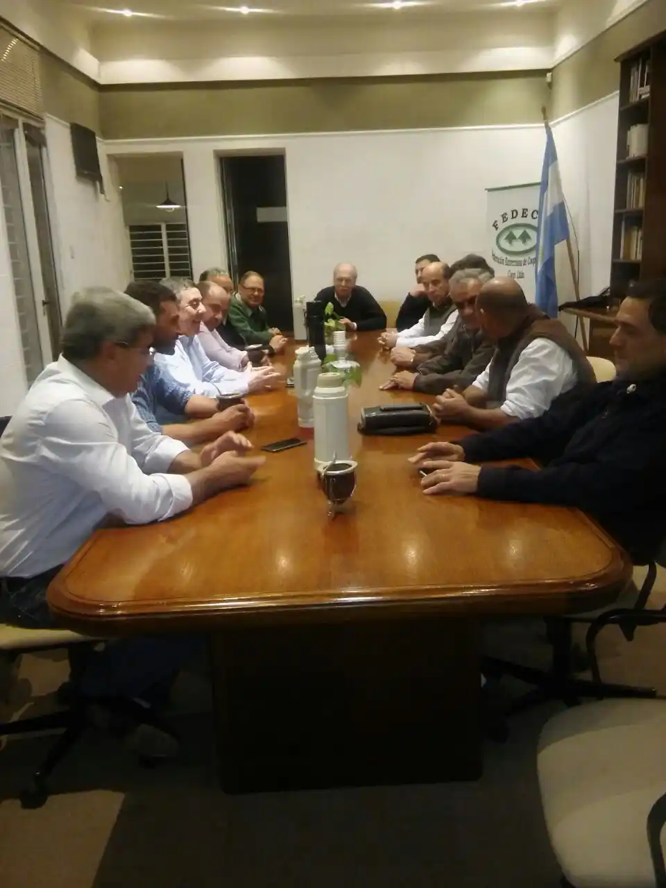 La Mesa de Enlace provincial se reunió con el titular de Coninagro