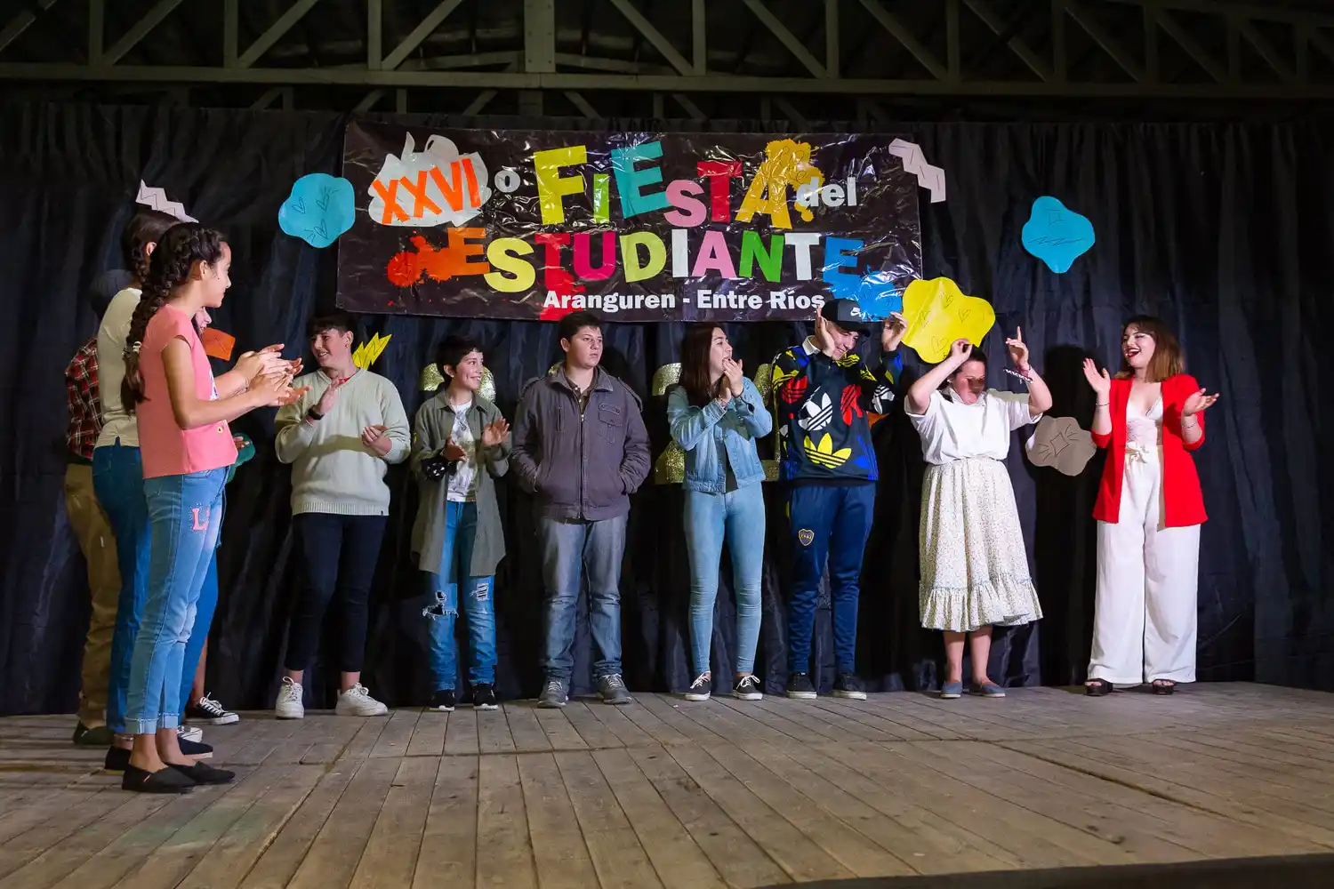 Preparativos para la Fiesta del Estudiante 2022 en Aranguren