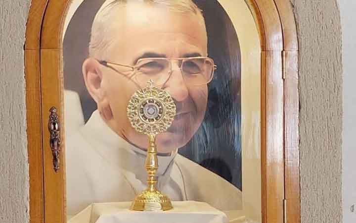 Entronizaron en Paraná una reliquia del beato Juan Pablo I