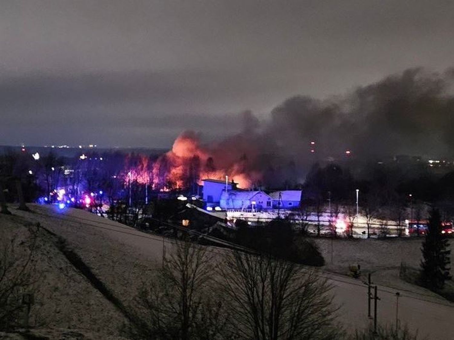 Un video inédito reveló el impactante momento en que se estrelló el avión de DHL en Lituania