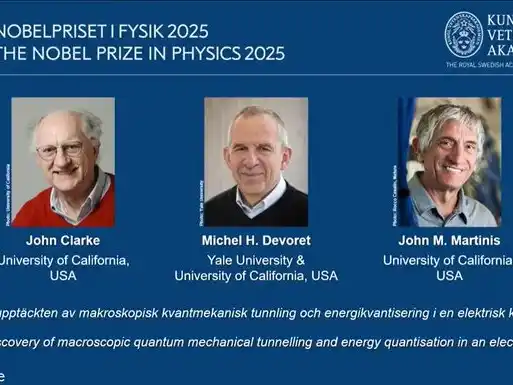 El Nobel de Física premia a tres descubridores del efecto túnel cuántico
