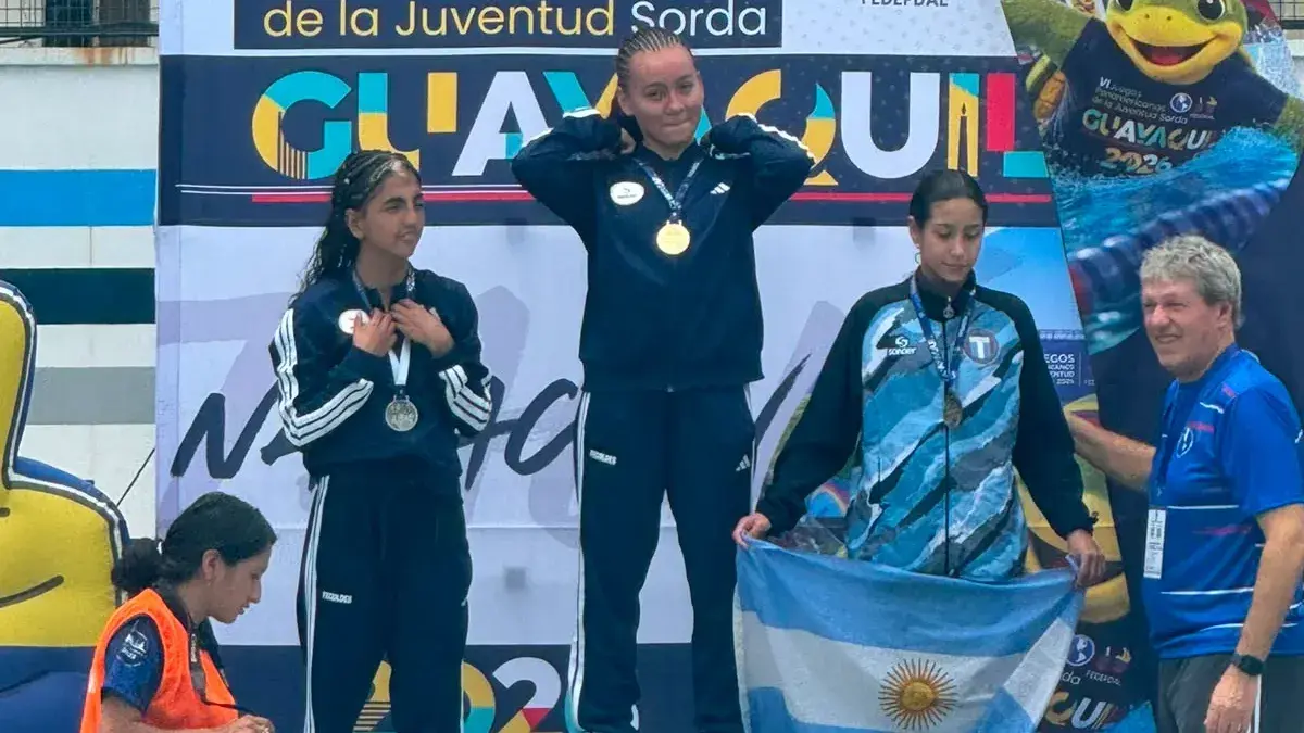 Mía de la Iglesia obtuvo una medalla de plata y una medalla de bronce para la delegación argentina