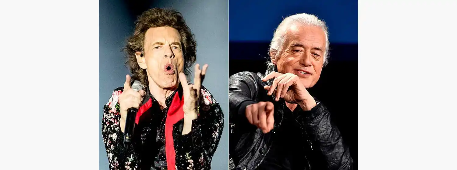 Los Rolling Stones lanzaron un tema inédito junto a Jimmy Page