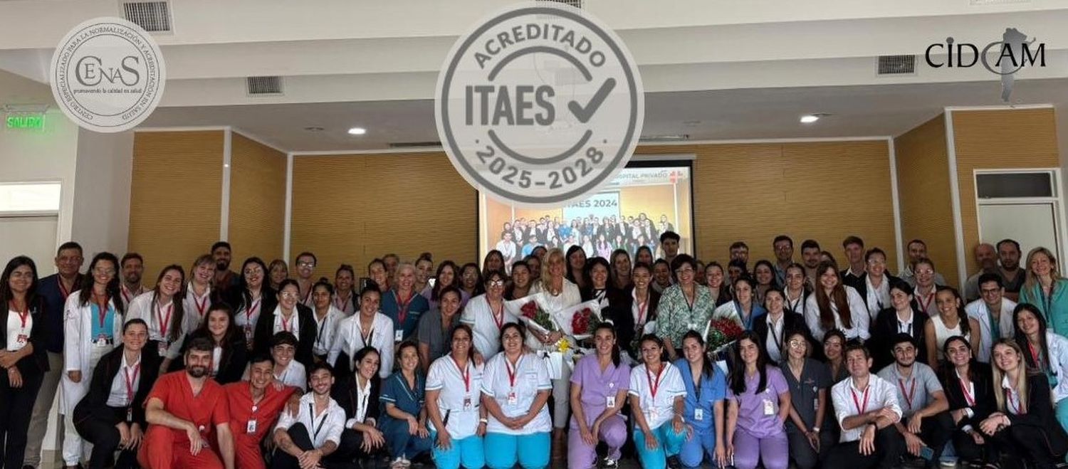 El Hospital Privado Sadiv recibió la certificación del ITAES
