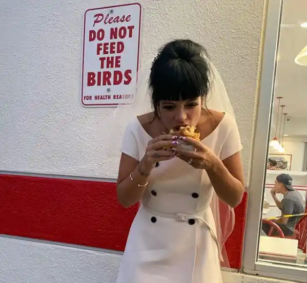 Lilly Allen quedó con hambre luego de su matrimonio. Foto: Instagram