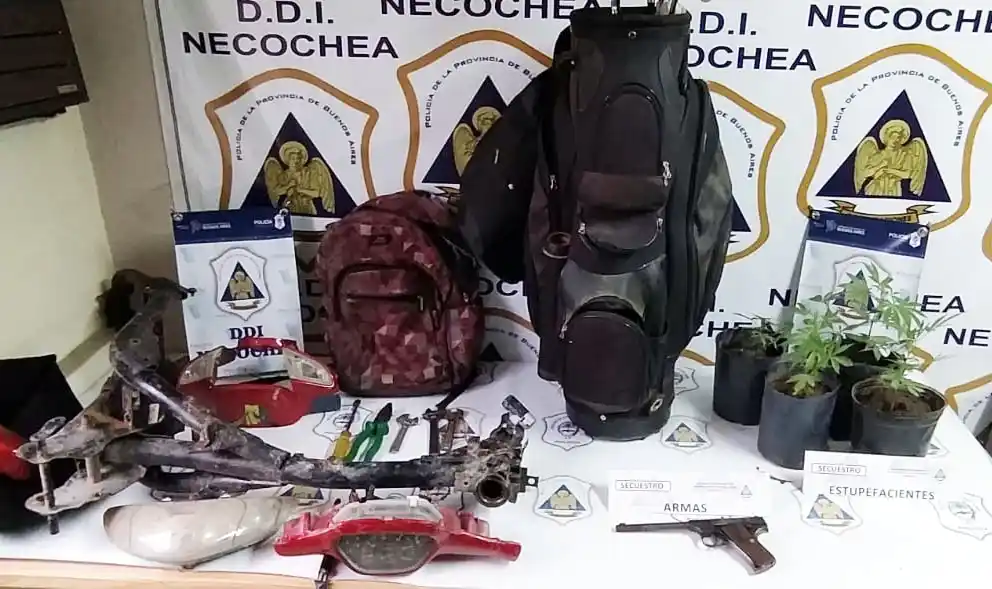 Hallaron un desarmadero y diversos elementos sustraídos