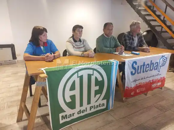 Afirman un 90% de acatamiento al paro docente en Mar del Plata