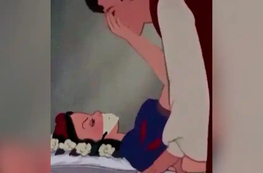 Tras la polémica por «el beso no consensuado» de Blancanieves y el príncipe, estallaron los memes