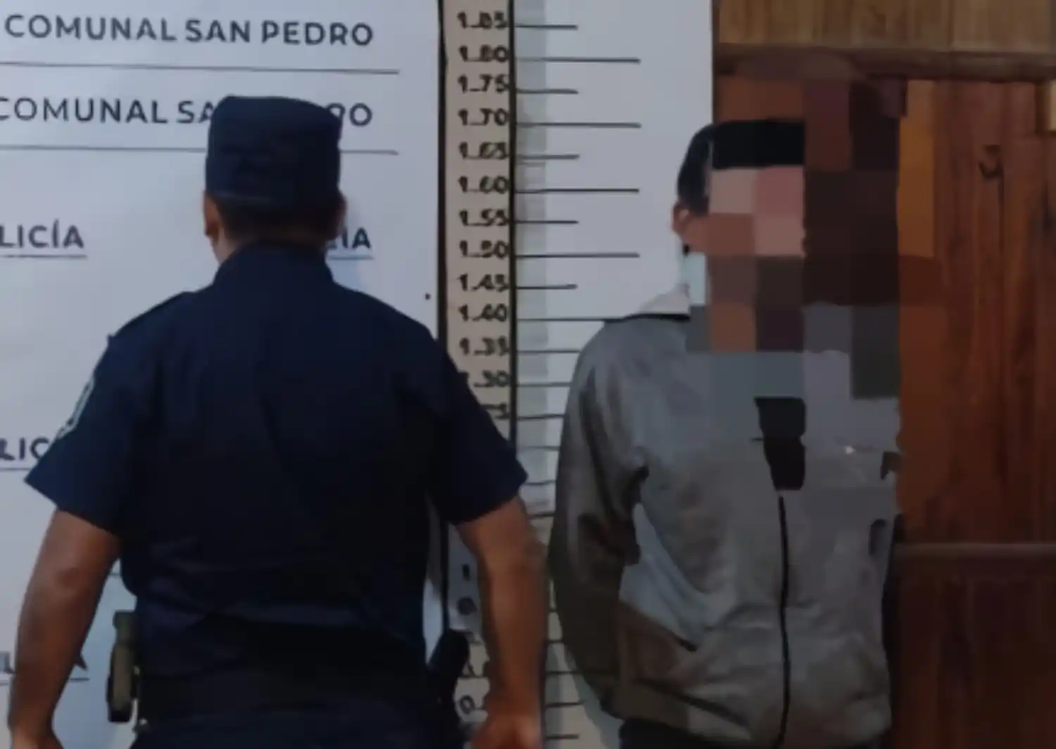 El sujeto fue aprehendido y trasladado a la Comisaría.
