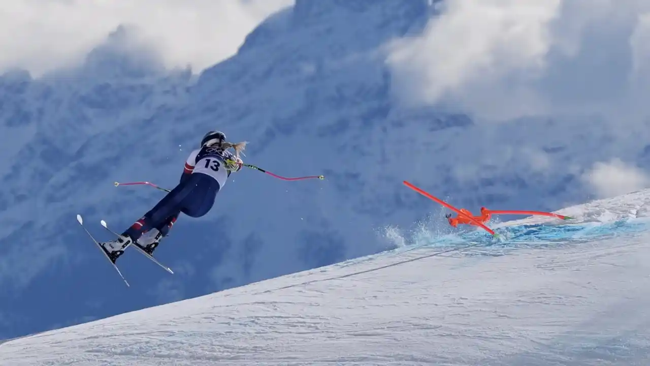 Impactante accidente de una esquiadora estadounidense en los Juegos Olímpicos de Invierno