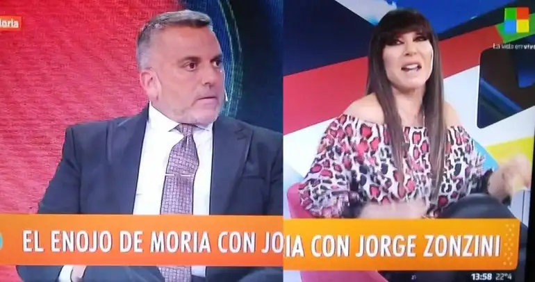 Moria enfrentó a Zonzini: Le habló de Nahir y lo acusó de "dar a chanta"