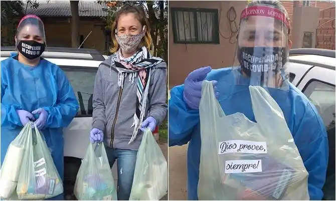 La historia de Lara: Se contagió Covid-19 y ya recuperada se puso al servicio de los aislados