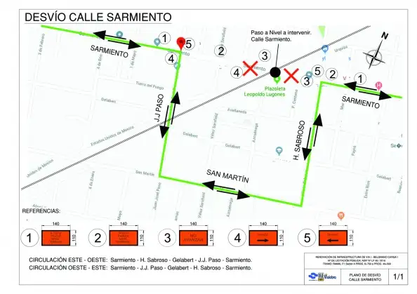 Santo Tomé: desvío de tránsito por obras de renovación de vías del ferrocarril