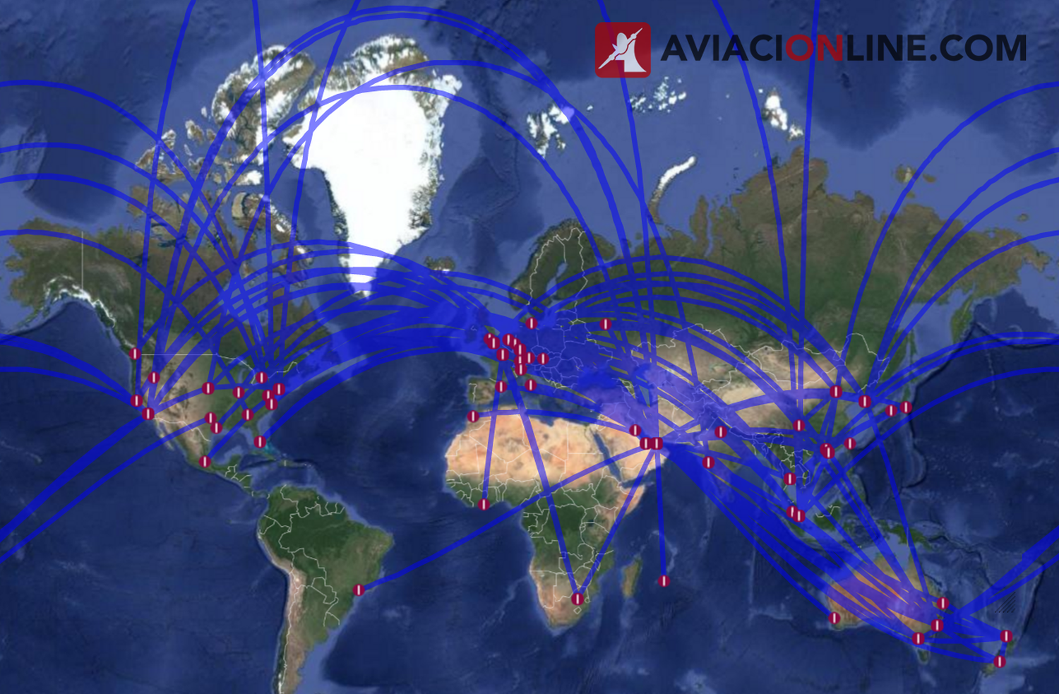 ¿Cuáles son las rutas que se operan con Airbus A380 actualmente?
