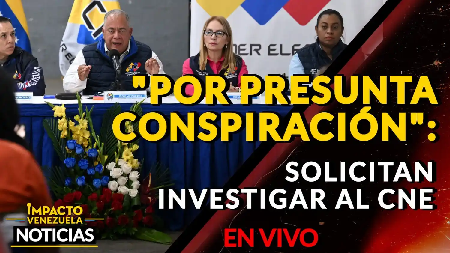 «POR PRESUNTA CONSPIRACIÓN»: solicitan investigar al CNE – VIDEO