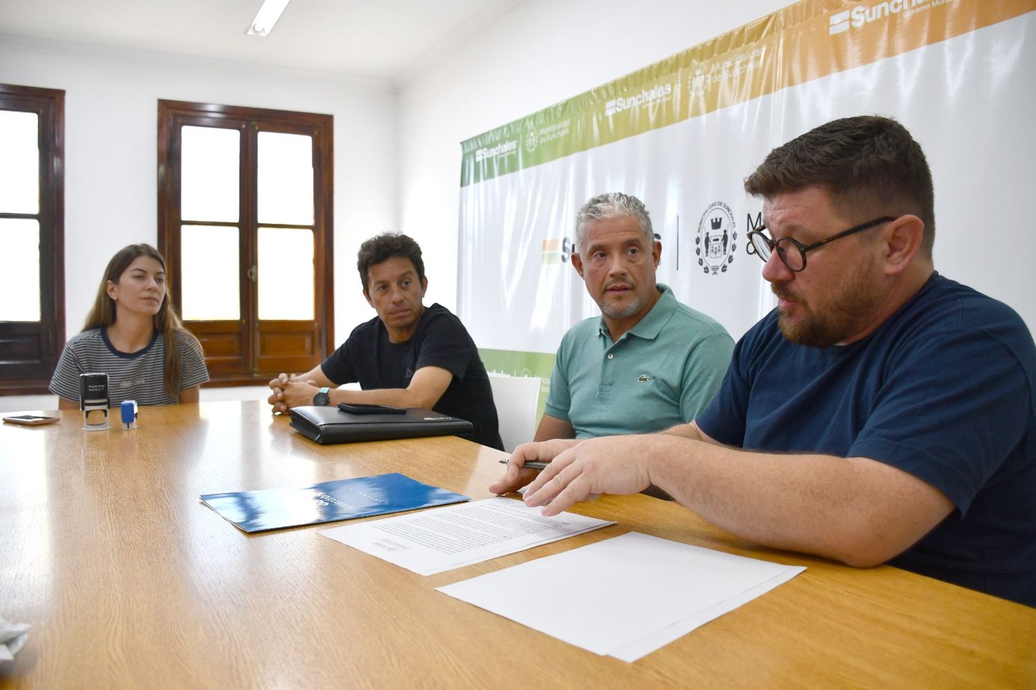 La Municipalidad de Sunchales y la Fundación BHY renovaron el convenio de padrinazgo para el mantenimiento del Paseo de las Artes