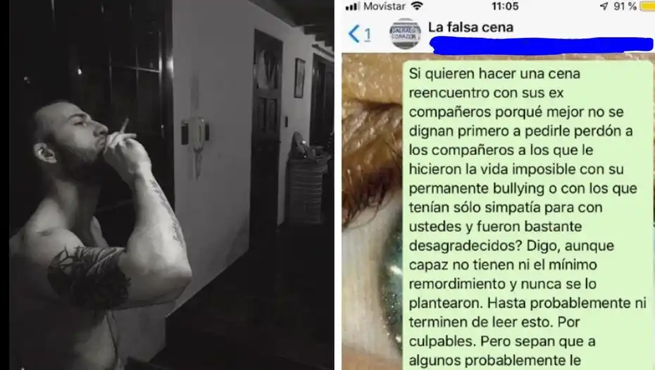 Escrachó a quienes le hicieron bullying en la secundaria