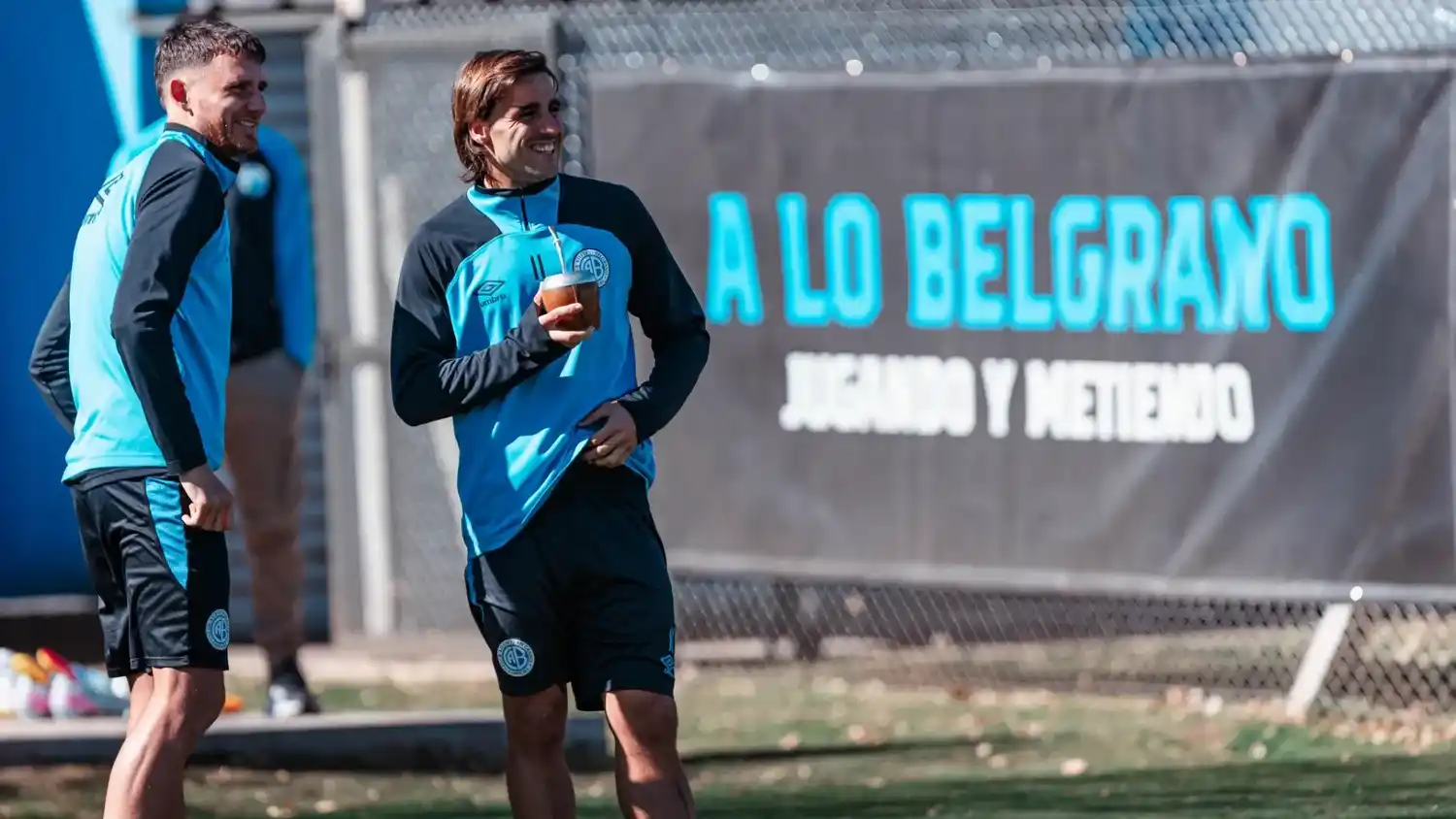 Mate en mano, González Metilli tuvo un domingo de felicidad.