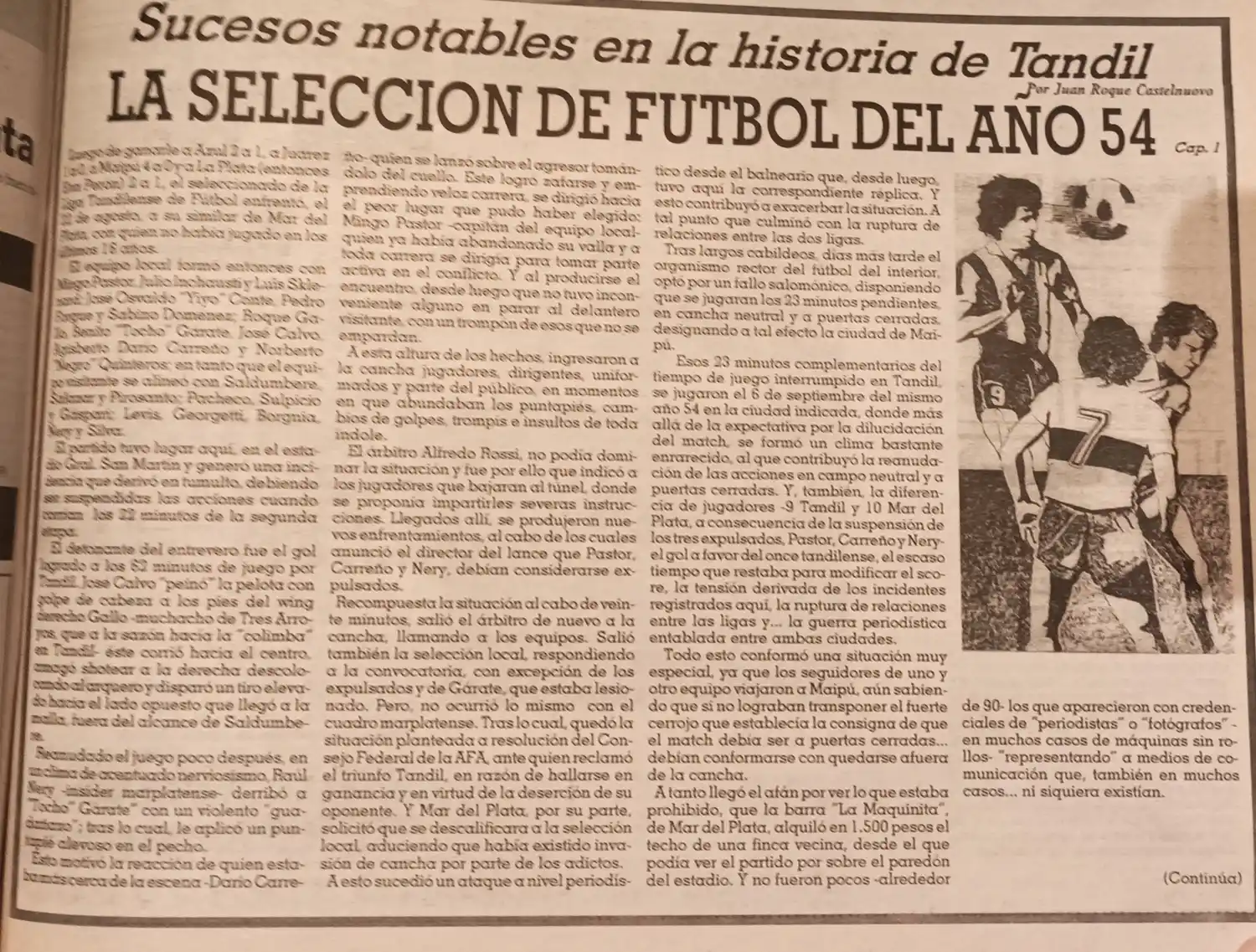 La Selección de futbol del año 54 - Cap. 1