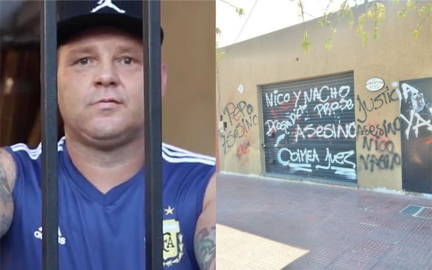"El Pepo" sigue preso en su casa de Tres de Febrero y se queja de los escraches cuando hace salidas a San Fernando