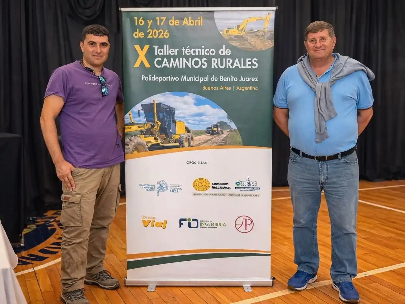 Capacitación. En caminos rurales