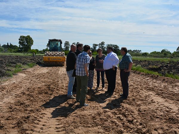 Nedela recorrió las obras del Pro.Cre.Ar en el barrio Santa Teresita