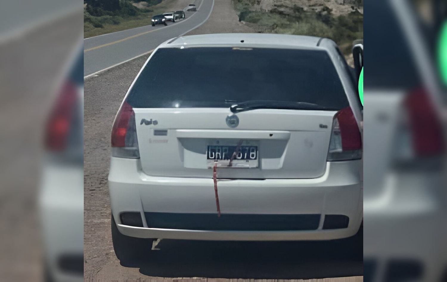 Los dellincuentes huyeron en un Fiat Palio blanco propiedad de la familia.