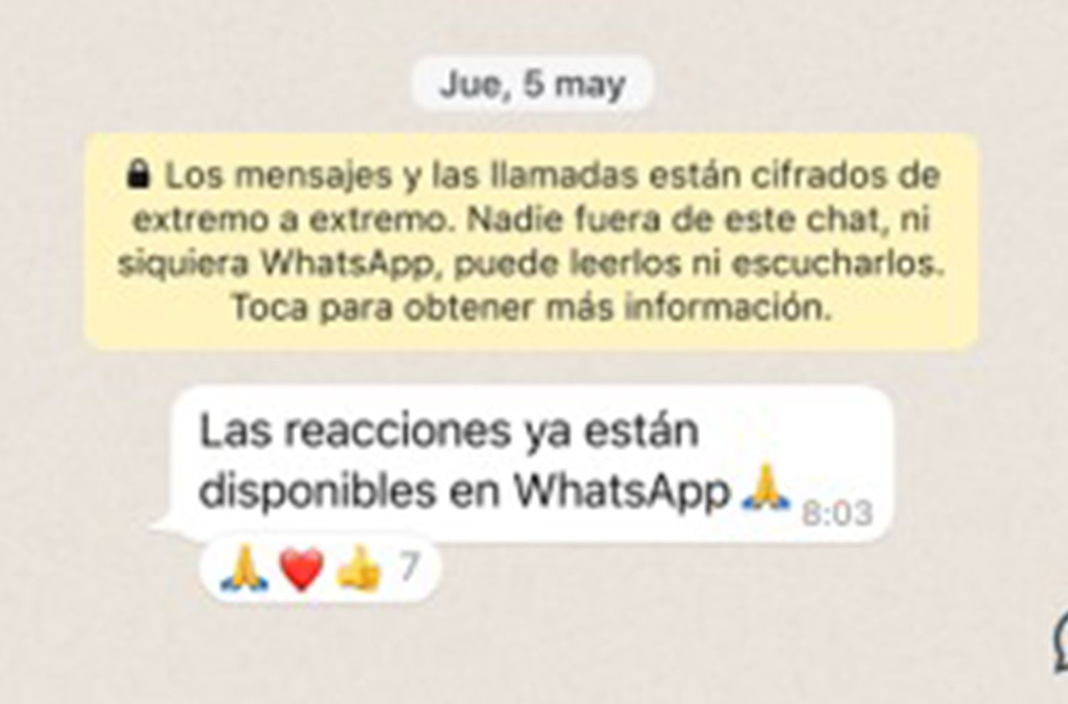 Las nuevas funciones de WhatsApp: reacciones con emojis y archivos de hasta 2GB